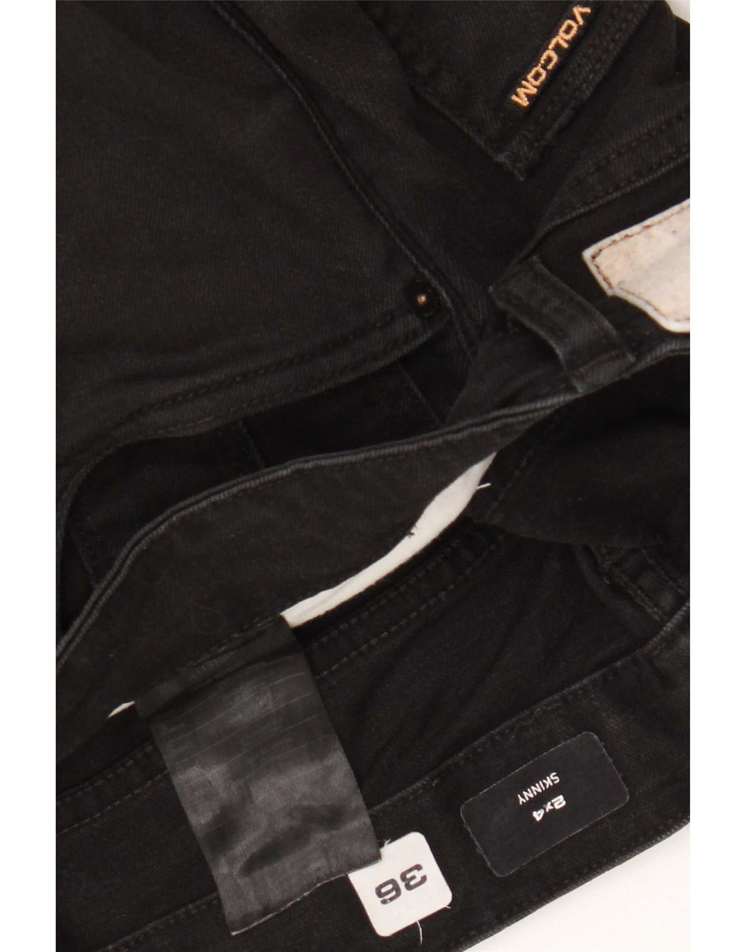 Ανδρικό Skinny Jeans Volcom W36 L32 Μαύρο βαμβακερό