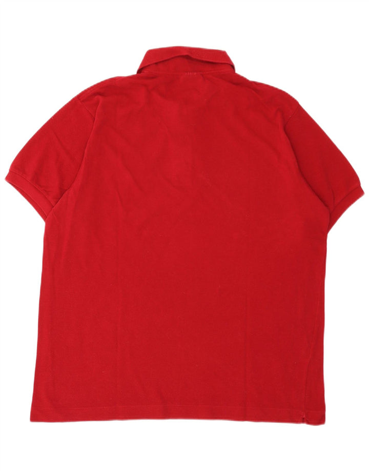 Ανδρικό πουκάμισο πόλο Lacoste, μέγεθος 5, μεγάλο κόκκινο βαμβακερό