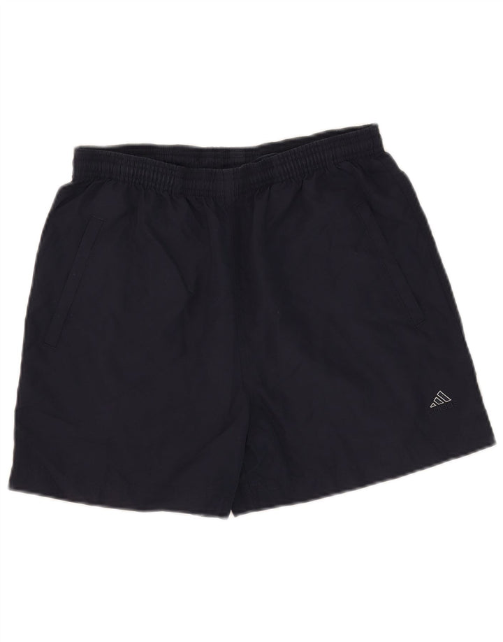 Γυναικείο αθλητικό σορτς Adidas UK 12 Medium Navy Blue Polyester