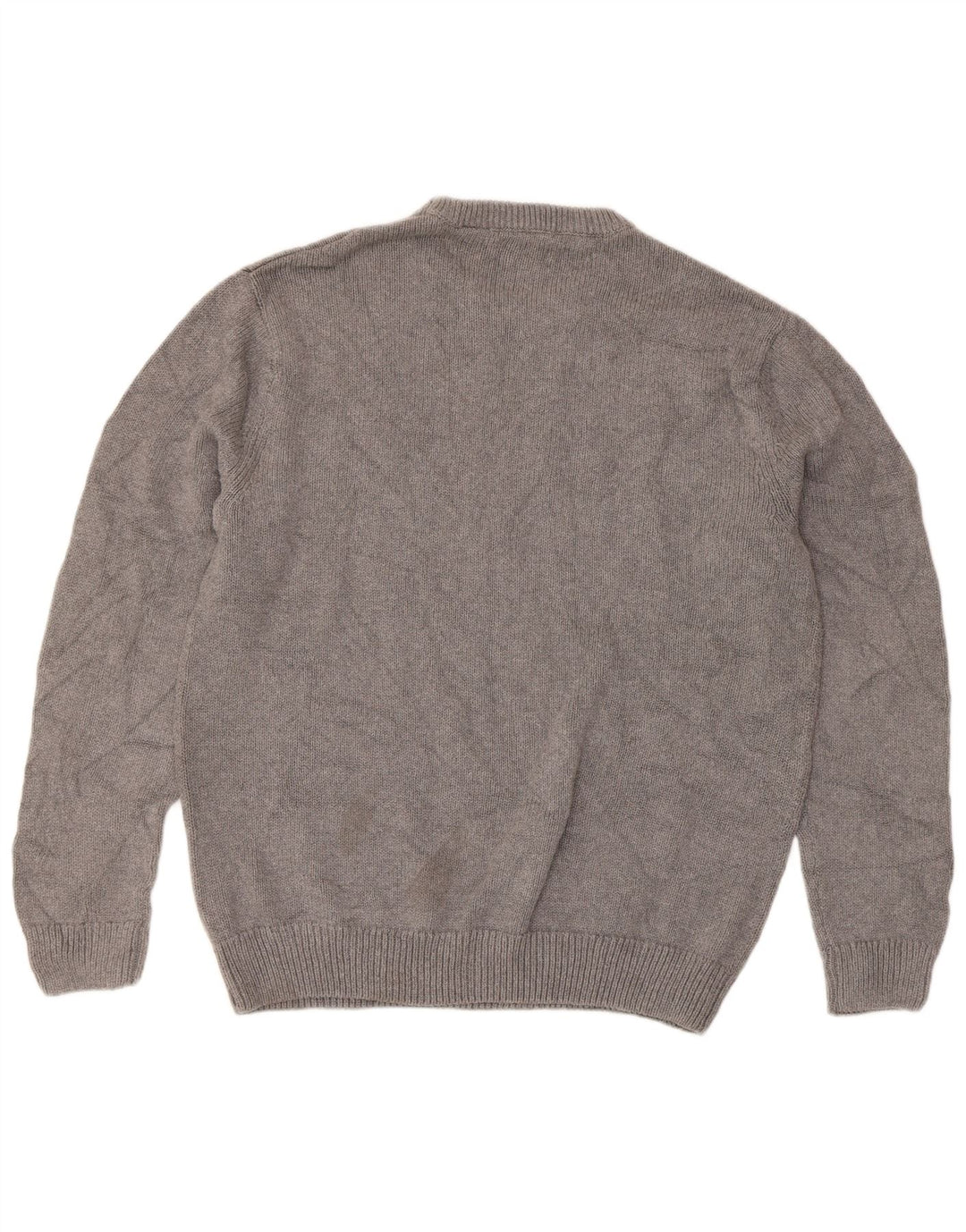 Ανδρικό πουλόβερ Chaps Regular Fit Crew Neck Jumper μεγάλο γκρι βαμβακερό