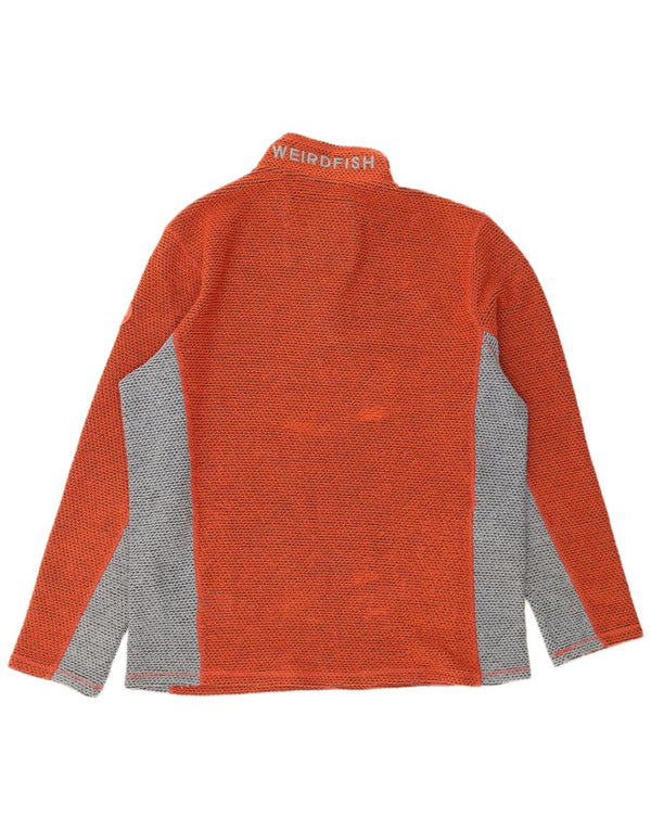 Weird Fish Ανδρικό Φούτερ με φερμουάρ Jumper XL Πορτοκαλί ακρυλικό