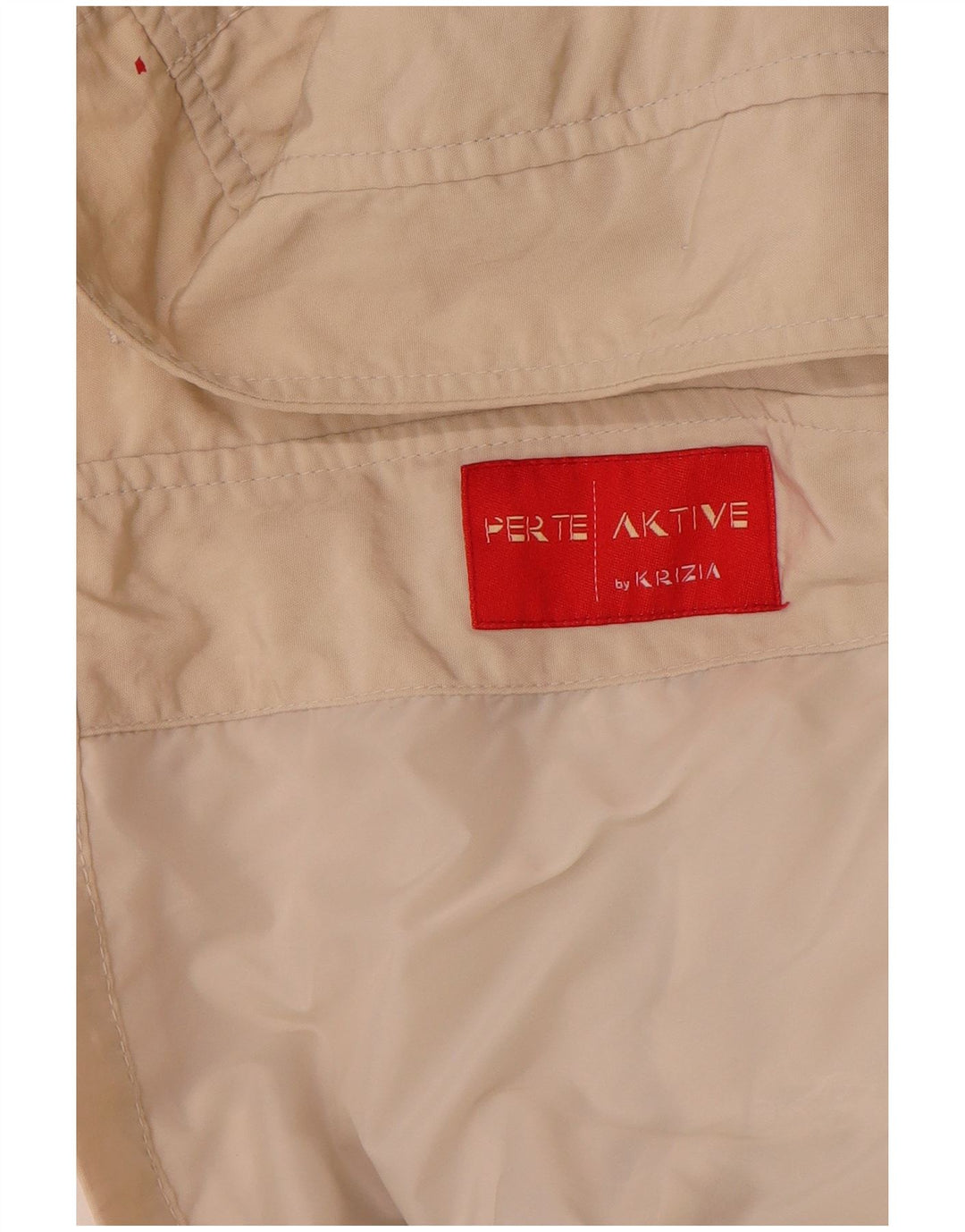 Perte by Krizia Γυναικείο Μπουφάν Utility Μέγεθος 21 Medium Off White Polyamide