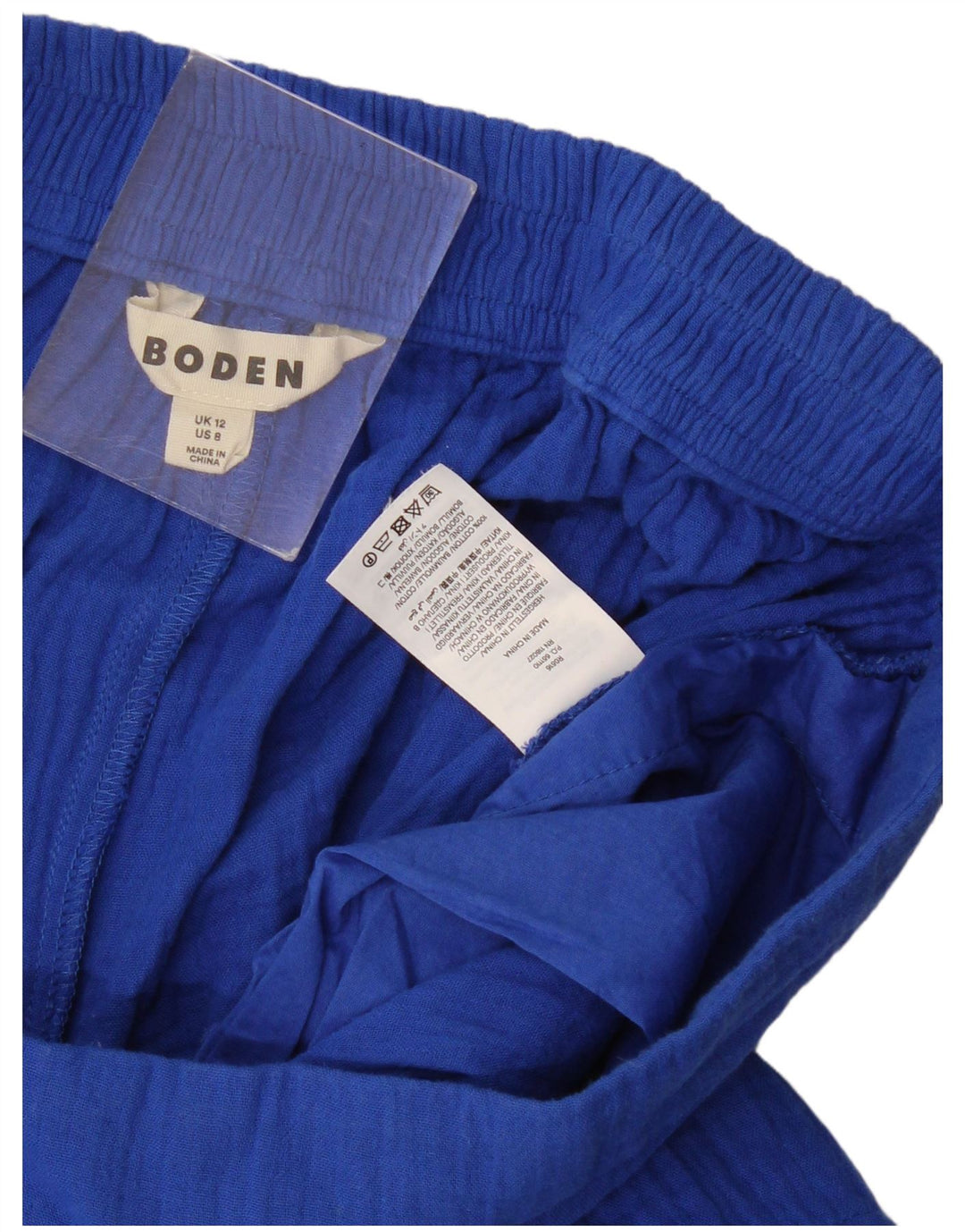 Boden Γυναικείο Casual Σορτς UK 12 Medium W30 Μπλε βαμβακερό