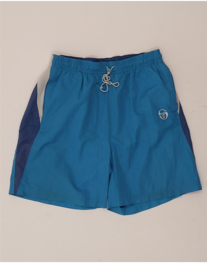 Ανδρικό αθλητικό σορτς Sergio Tacchini με μεσαίο μπλε χρώμα