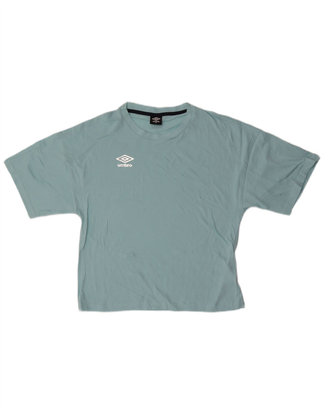Γυναικείο T-Shirt Umbro Top UK 14 Medium Blue Cotton