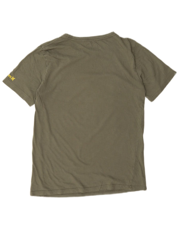 Hurley Boys Graphic T-Shirt Top 13-14 Years XL Khaki