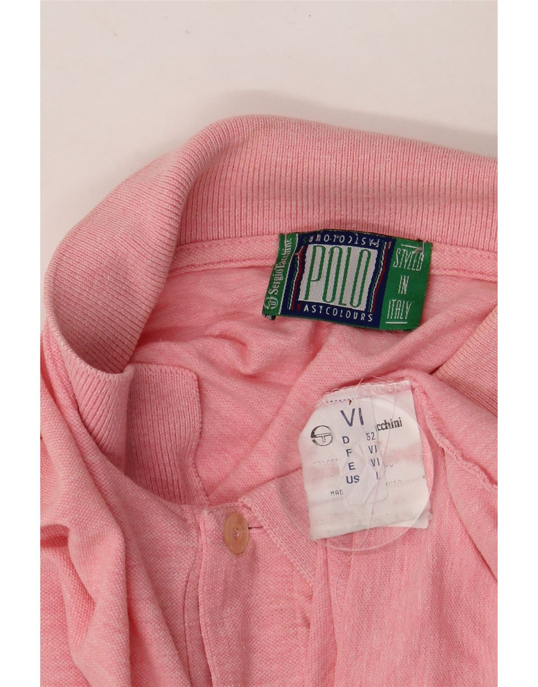 SERGIO TACCHINI Ανδρικό μακρυμάνικο μπλουζάκι πόλο EU 52 μεγάλο ροζ