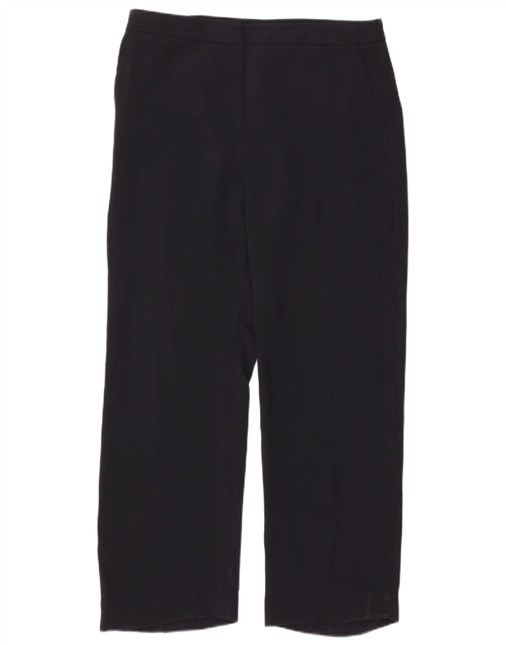 Hobbs γυναικείο παντελόνι Chino UK 14 μεγάλο W34 L30 Navy Blue Polyester