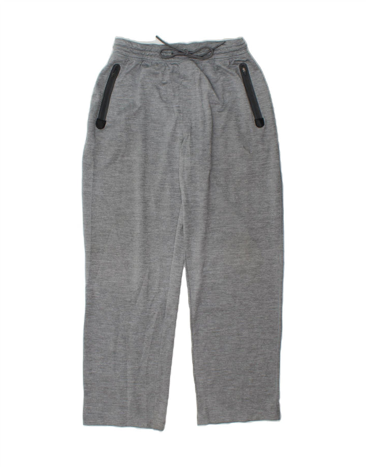 RUSSELL ATHLETIC Mens Dri-Power Tracksuit Trousers Medium Grey Polyester Vintage Russell Athletic and Second-Hand Russell Athletic from Messina Hembry 
