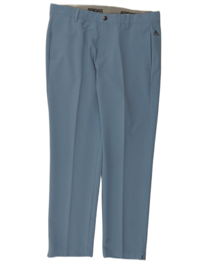 Ανδρικό ίσιο casual παντελόνι Adidas W34 L30 Blue Polyester