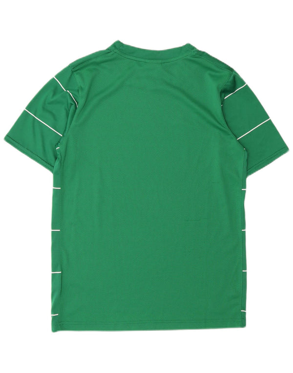 Γραφικό μπλουζάκι Nike Boys Top 12-13 ετών Μεγάλο πράσινο ριγέ πολυεστέρα