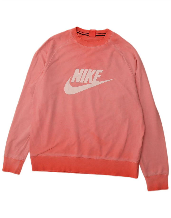 Ανδρικό γραφικό φούτερ NIKE Jumper XL Ροζ βαμβακερό