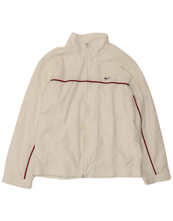 Ανδρική φόρμα Nike Top Jacket UK 41/43 Large White Polyester