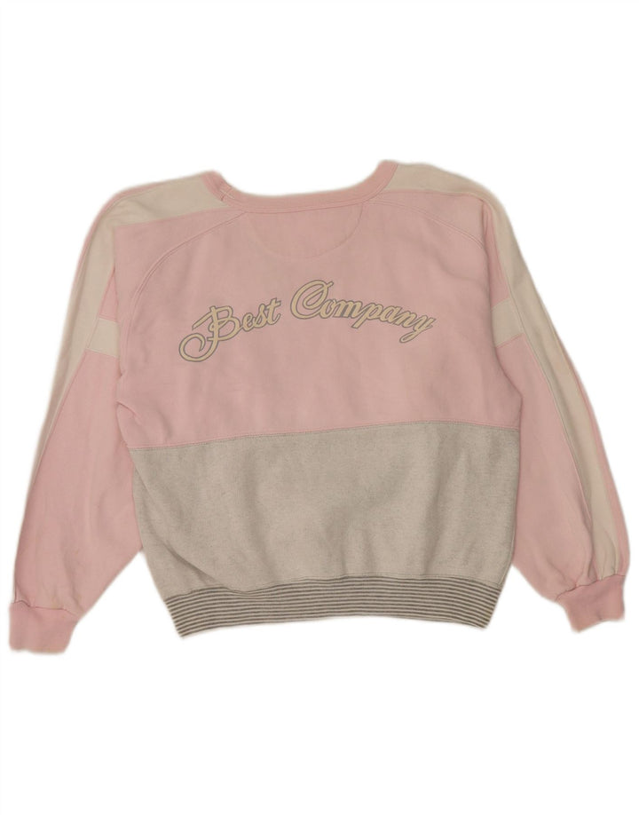 Best Company Γυναικείο Φούτερ Crop Jumper UK 14 Medium Pink