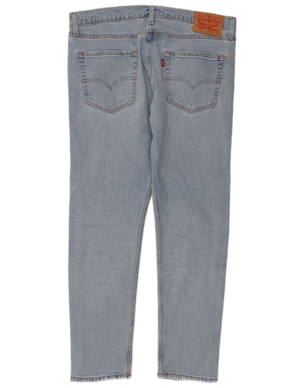 Levi's Mens 512 Slim Tapered Jeans W34 L30 Blue Cotton