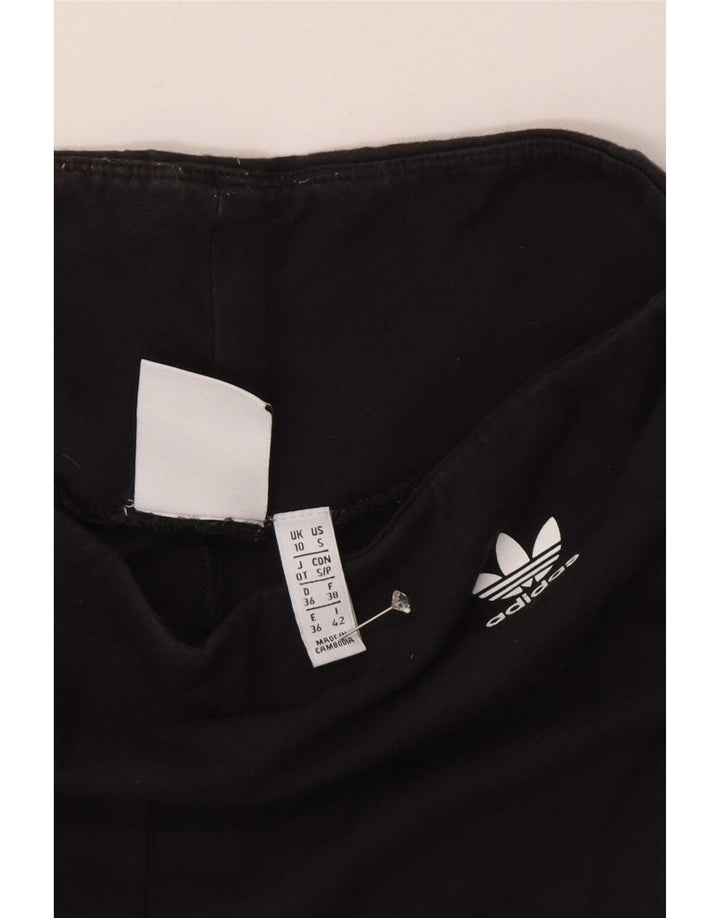 Γυναικεία γραφικά κολάν Adidas UK 10 Small Black Colourblock