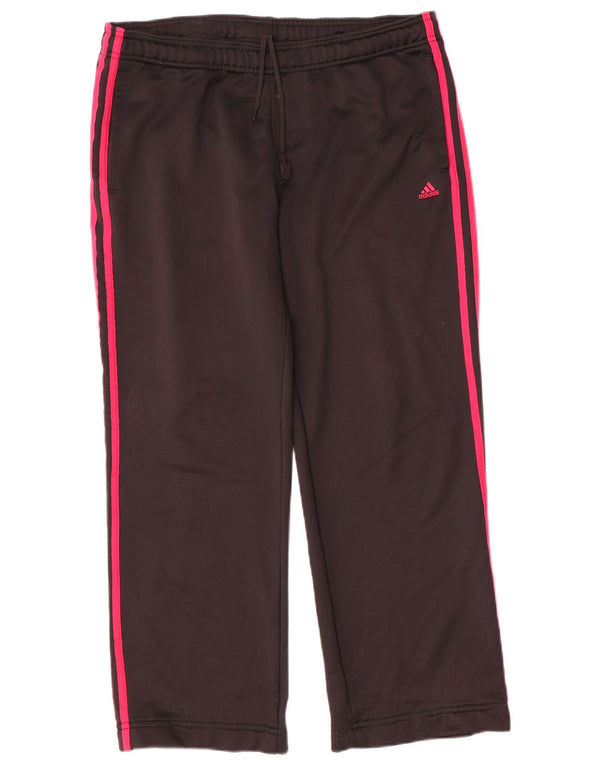 Γυναικεία αθλητική φόρμα Adidas Climalite UK 16/18 μεγάλο μαύρο πολυεστέρα