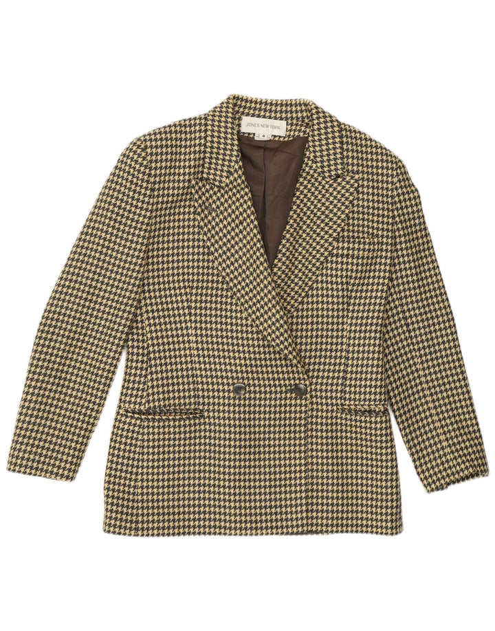 Jones New York Γυναικείο Σακάκι Μπλέιζερ US 4 Small Beige Houndstooth