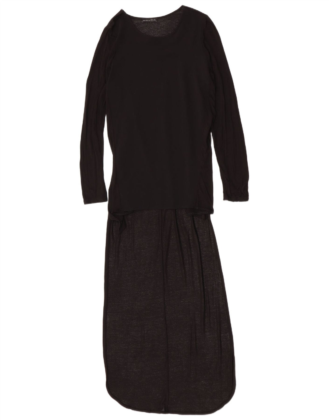 Zara Γυναικείο Jumper Φόρεμα UK 8 Small Black