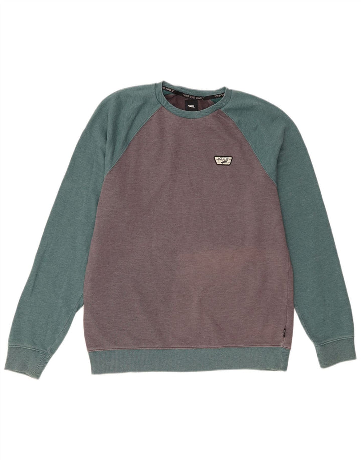 Ανδρικό φούτερ Vans Jumper σε μεγάλο μπλε χρώμα, βαμβακερό