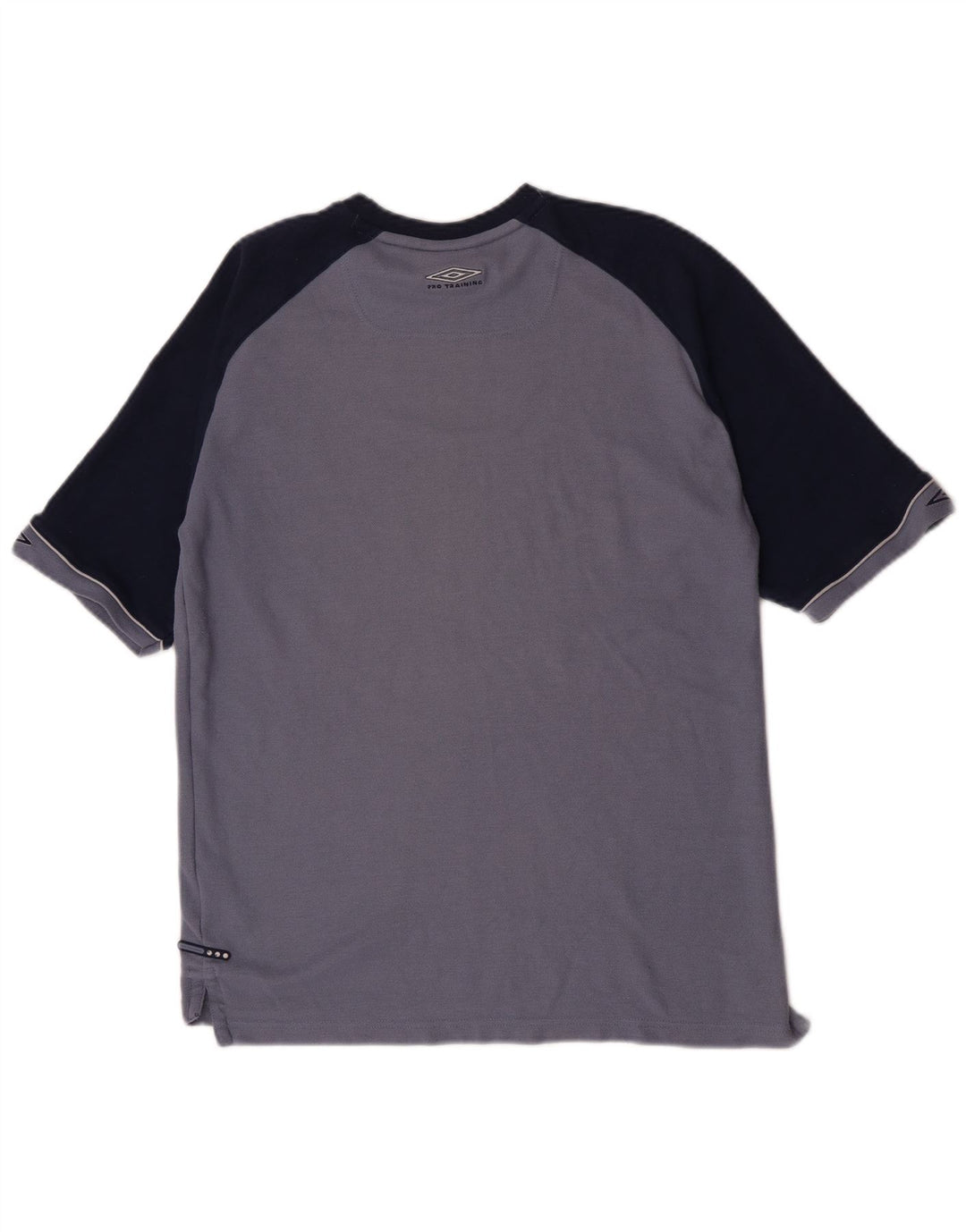 Ανδρικό T-Shirt Umbro Top Large Blue Colourblock Πολυεστέρας