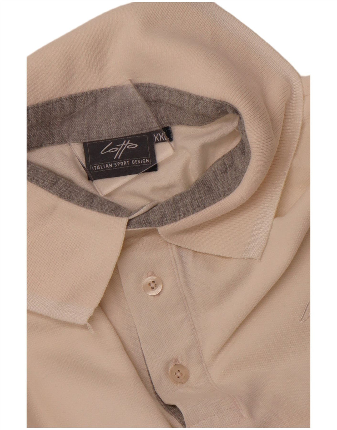 LOTTO Ανδρικό Πόλο Μπλουζάκι 2XL Λευκό