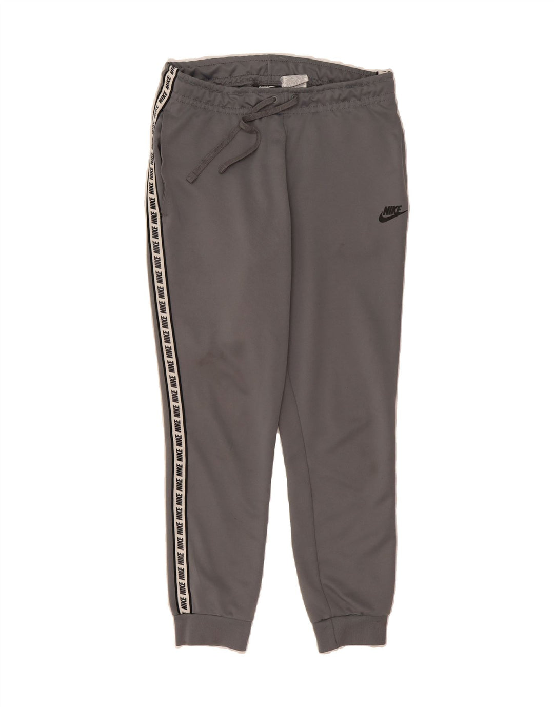 NIKE Mens Graphic Tracksuit Trousers Joggers Small  Grey Colourblock Vintage Nike and Second-Hand Nike from Messina Hembry 