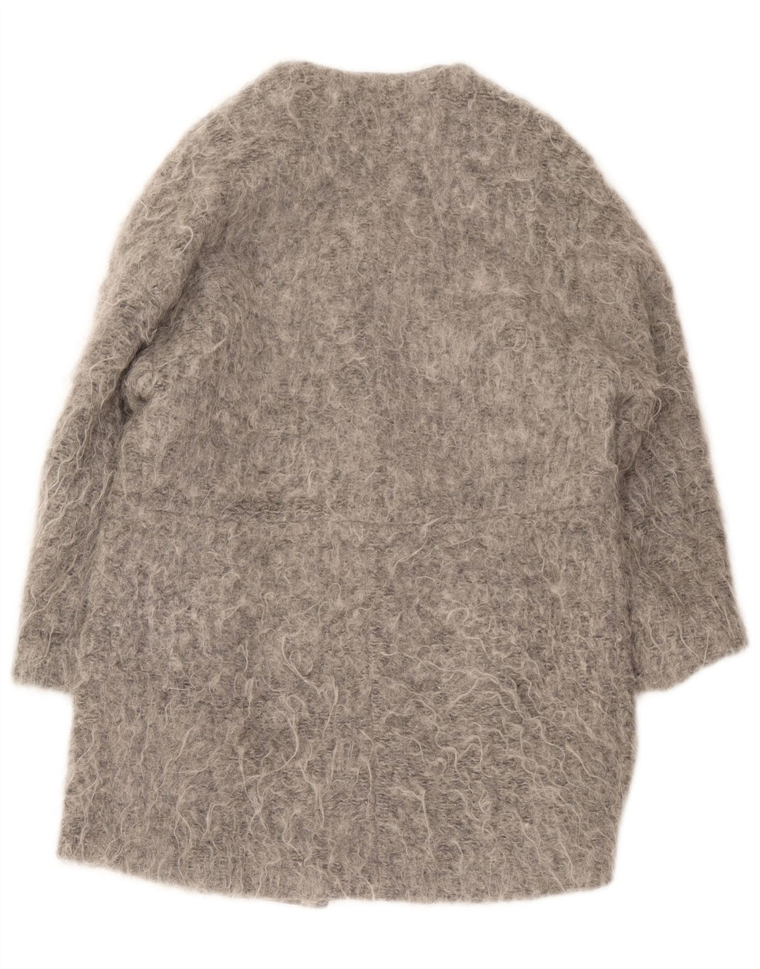 Zara Γυναικείο Πανωφόρι UK 14 Medium Grey