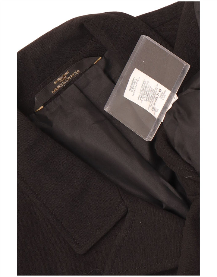 Marks & Spencer Γυναικείο Πανωφόρι St. Michael UK 18 XL Μαύρος Πολυεστέρας