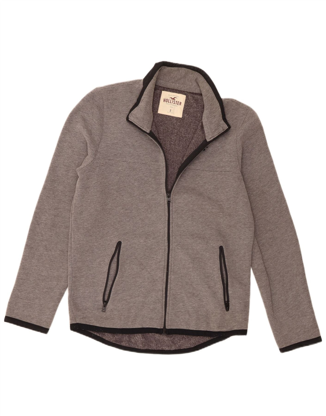 Ανδρική αθλητική φόρμα Hollister Top Jacket Small Grey Colourblock Βαμβακερό