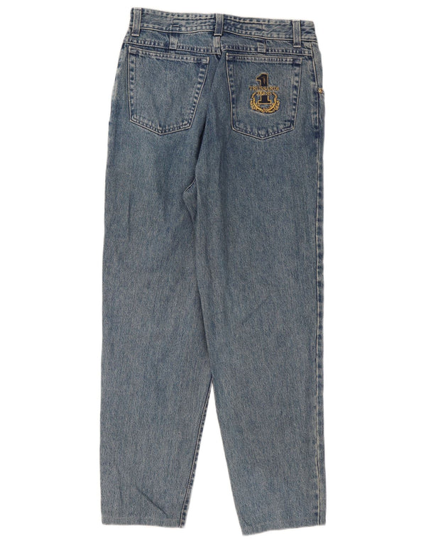 Trussardi Jeans Γυναικεία κωνικό IT 48 XL W34 L28 Μπλε βαμβακερό