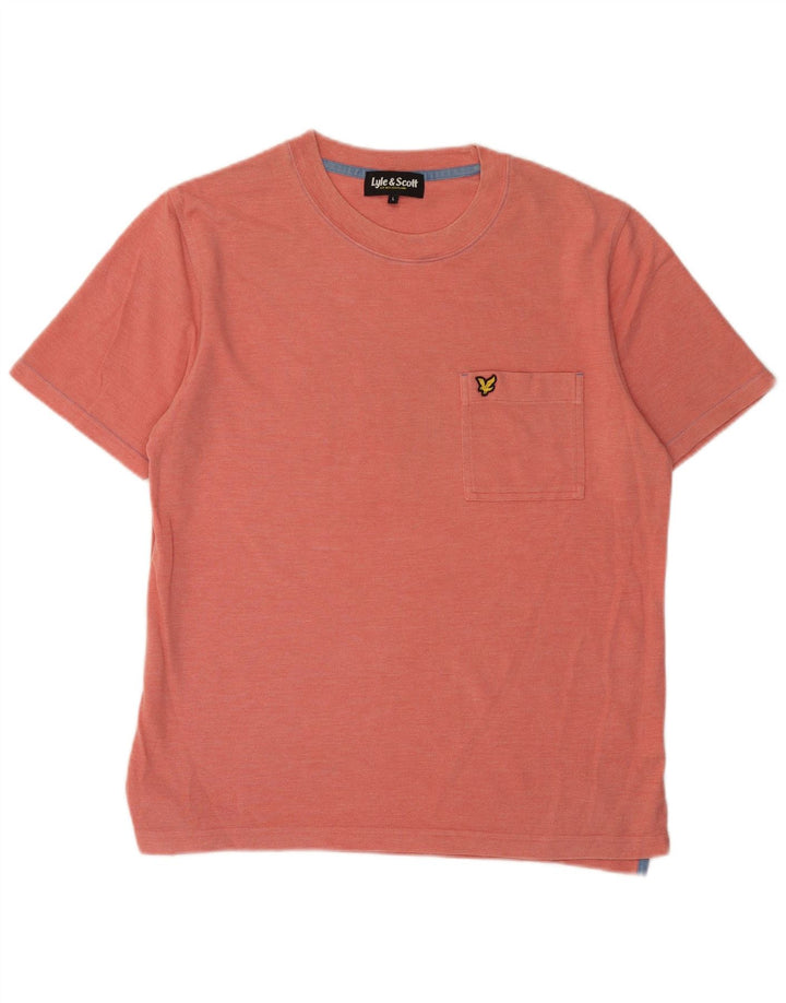 Ανδρικό T-Shirt Lyle & Scott Top Large Orange