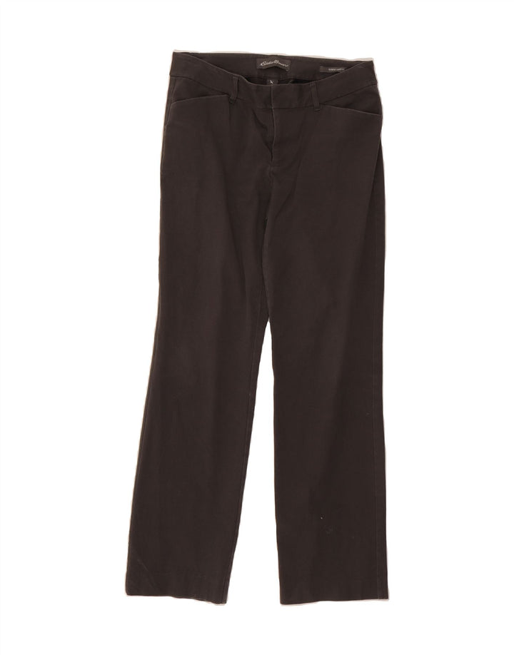 EDDIE BAUER Womens Slightly Curvy Casual Trousers US 6 Medium W34 L31 Grey Vintage Eddie Bauer and Second-Hand Eddie Bauer from Messina Hembry 