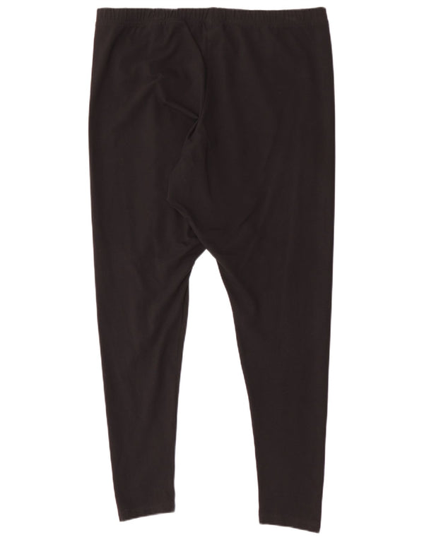 Adidas Γυναικείο Κολάν UK 28/30 3XL Μαύρο βαμβακερό