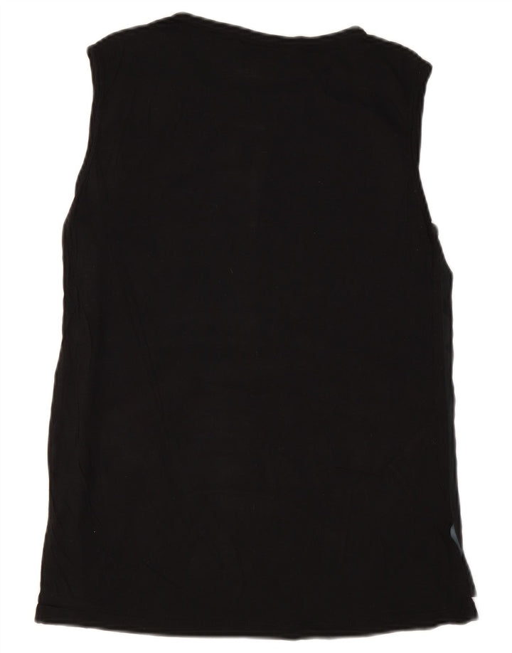 Trussardi Jeans Γυναικείο Γραφικό Γιλέκο Top IT 40 Small Black