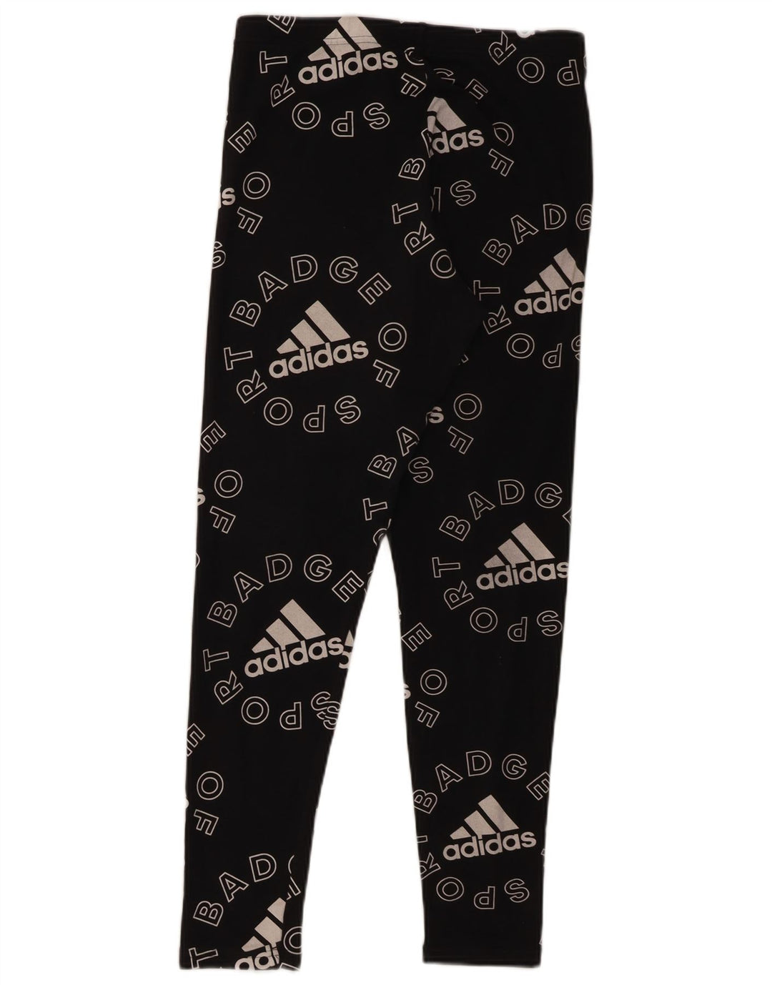 Γυναικεία γραφικά κολάν Adidas UK 12/14 Medium Black
