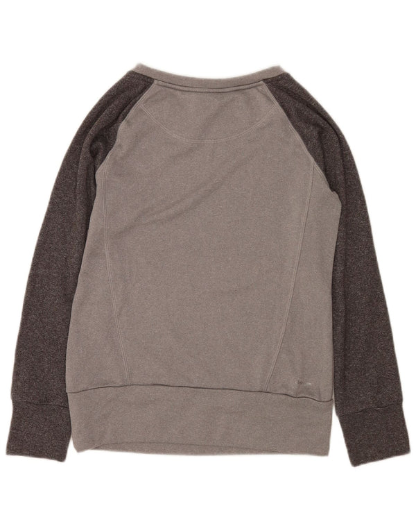 Adidas Γυναικεία φούτερ Climawarm Jumper UK 8/10 Small Grey Colourblock