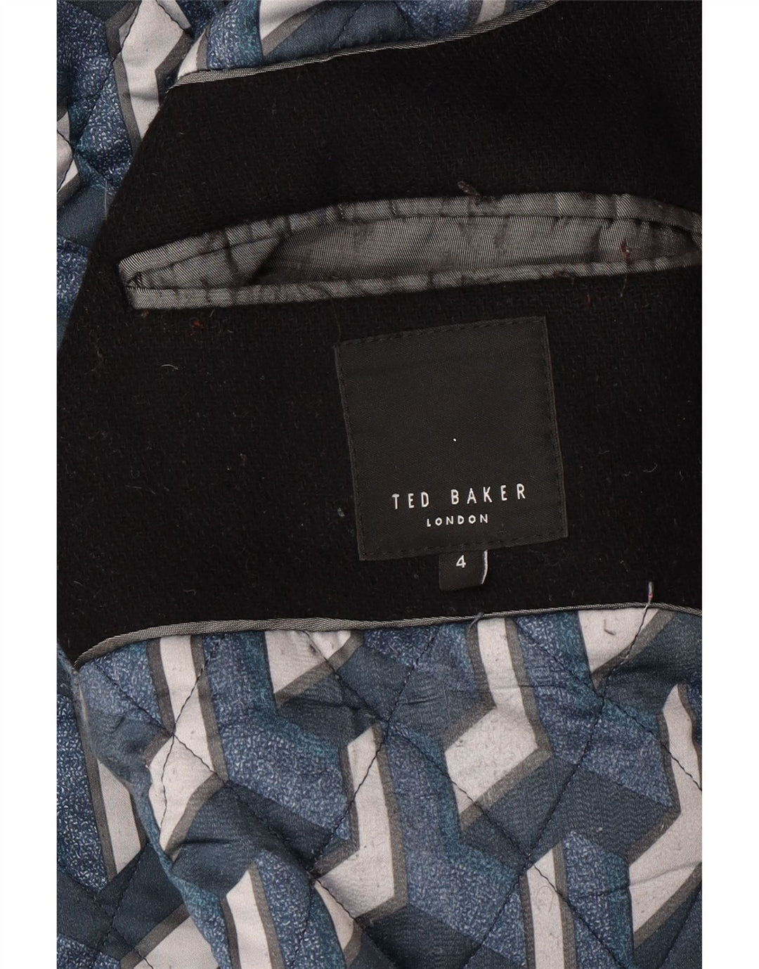 TED BAKER Ανδρικό μπουφάν Bomber Size 4 Large Μαύρο