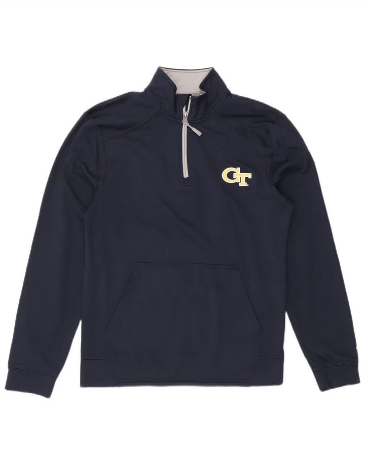 Champion γραφικό ανδρικό φούτερ Jumper Small Navy Blue Polyester Sports