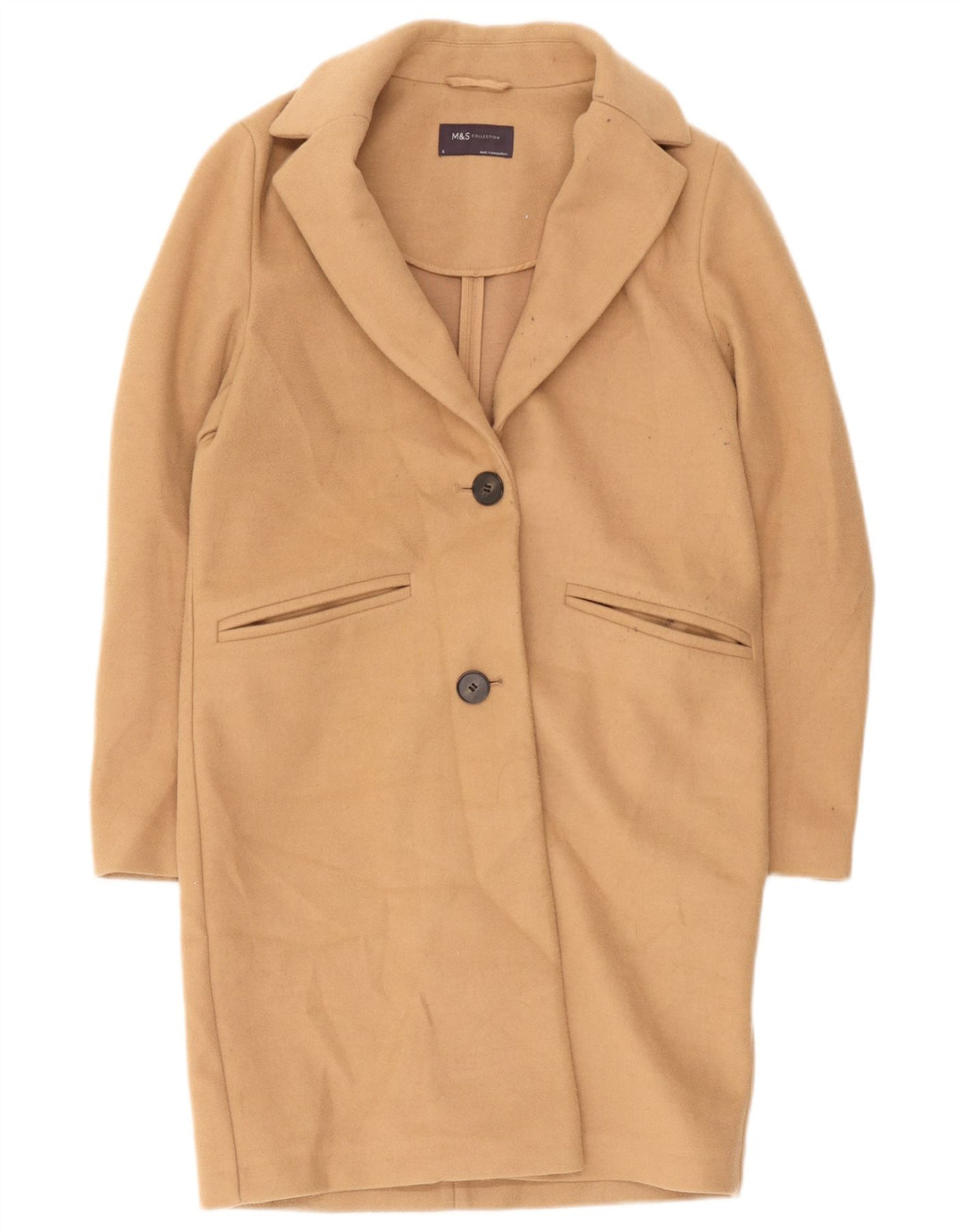 Marks & Spencer Γυναικείο Πανωφόρι UK 8 Small Beige