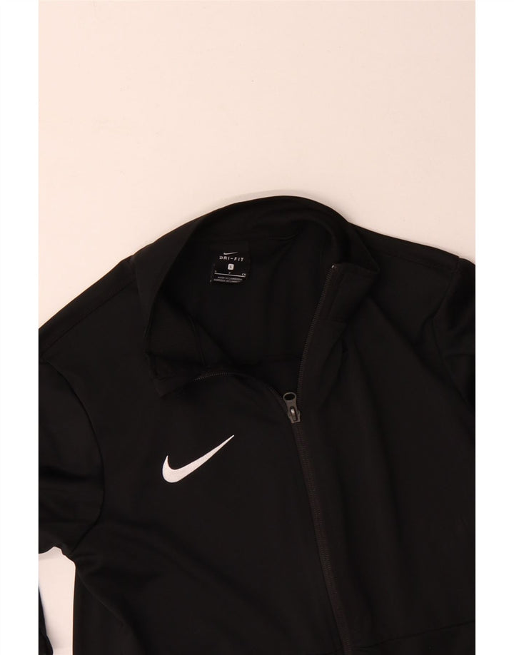 Μπουφάν Nike Mens Dri Fit αθλητική φόρμα, μικρό μαύρο πολυεστέρα