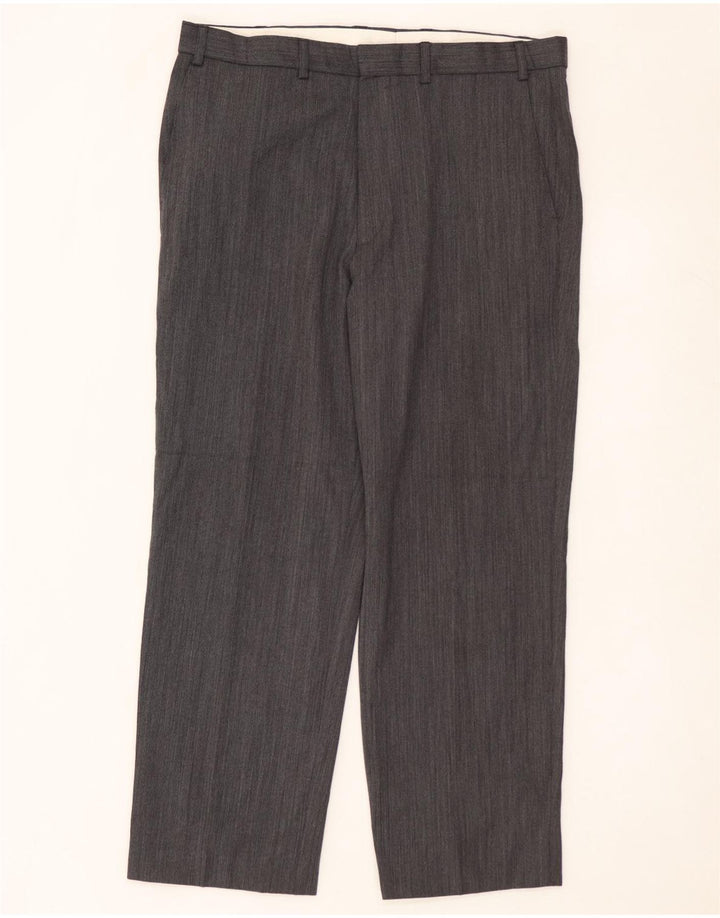 MARKS & SPENCER Ανδρικό ίσιο παντελόνι Chino W36 L29 Γκρι πολυεστέρας