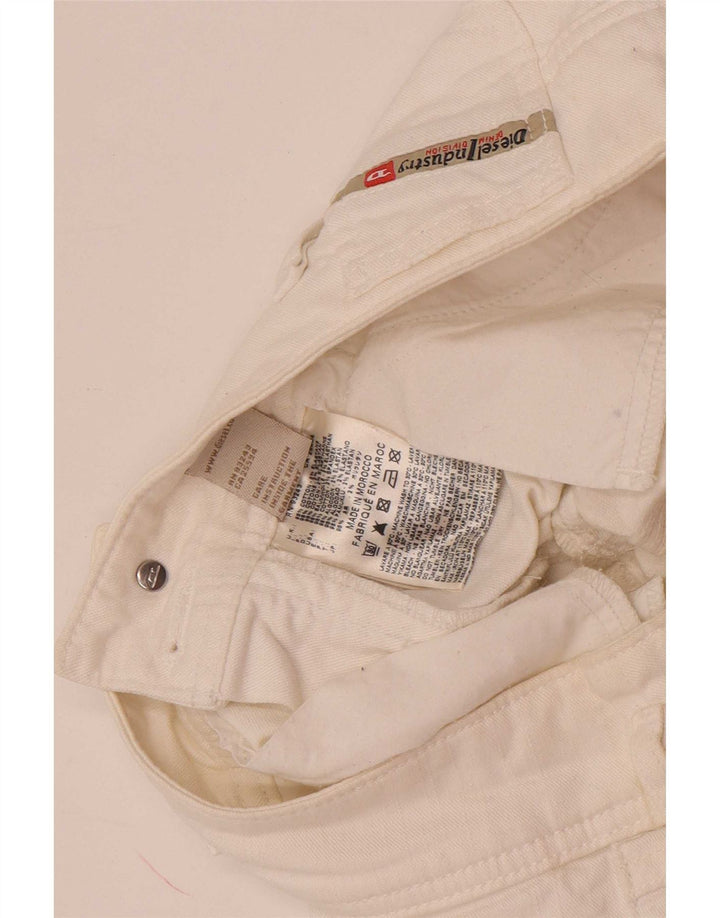Diesel Γυναικείο Slim Jeans W28 L33 Λευκό βαμβακερό