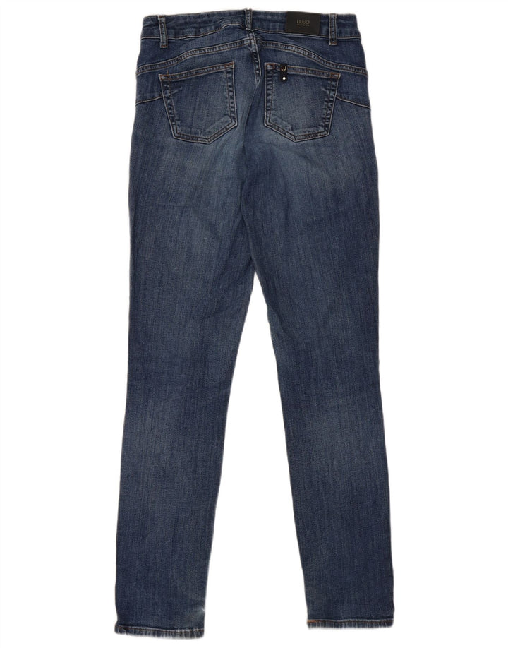 Liu Jo Womens Skinny Jeans W30 L32 Navy Blue