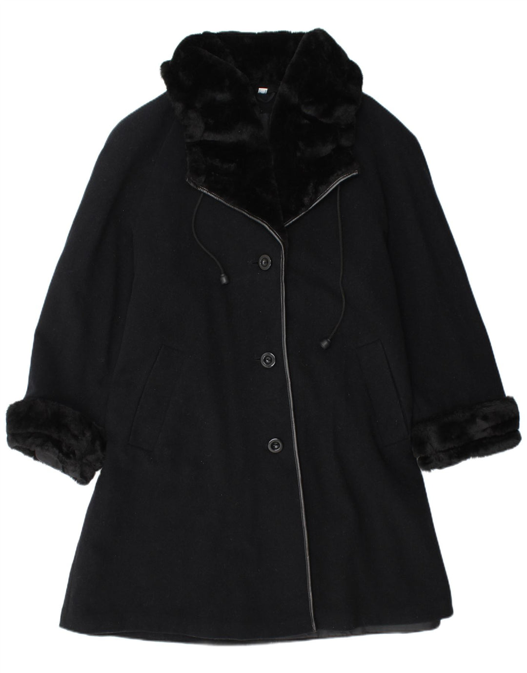 Γυναικείο Πανωφόρι Barisal UK 16 Large Black Wool