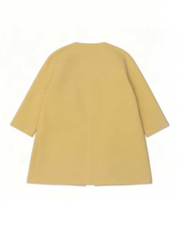 Γυναικείο παλτό Zara 3/4 μανίκι UK 18 XL κίτρινο βισκόζη