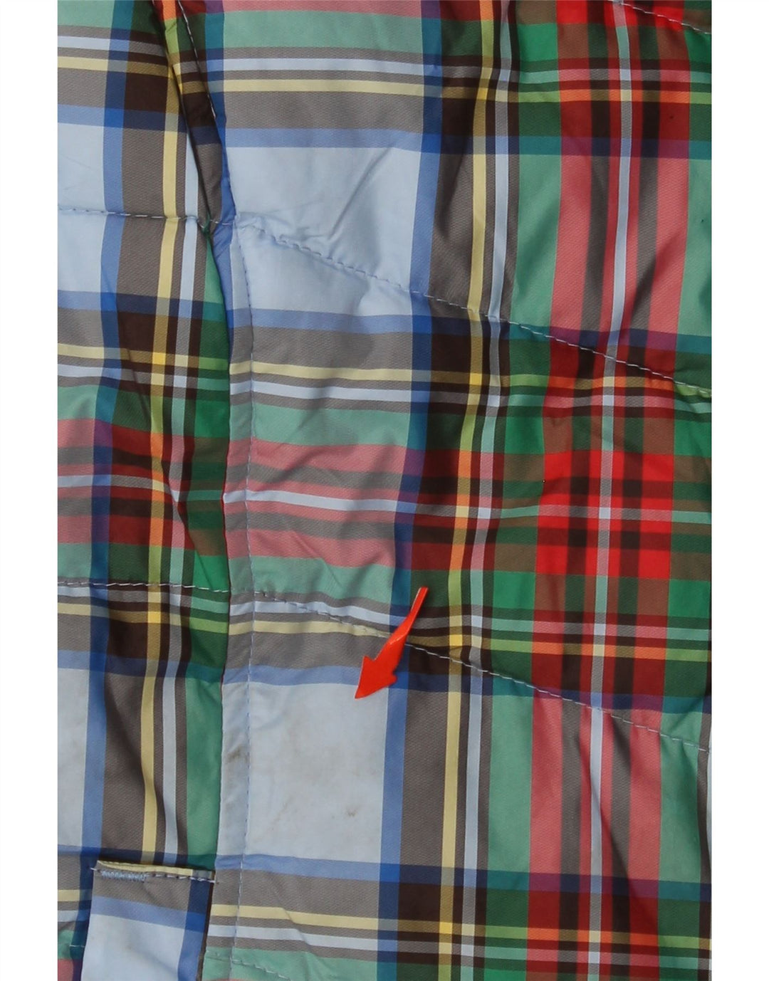 LANDS END Γυναικείο padded Gilet UK 10 Small πολύχρωμο πολυεστέρας