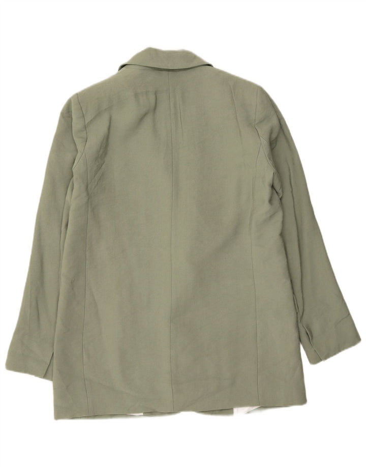 Zara Γυναικείο Μπουφάν σακάκι με 1 κουμπί UK 10 Small Green