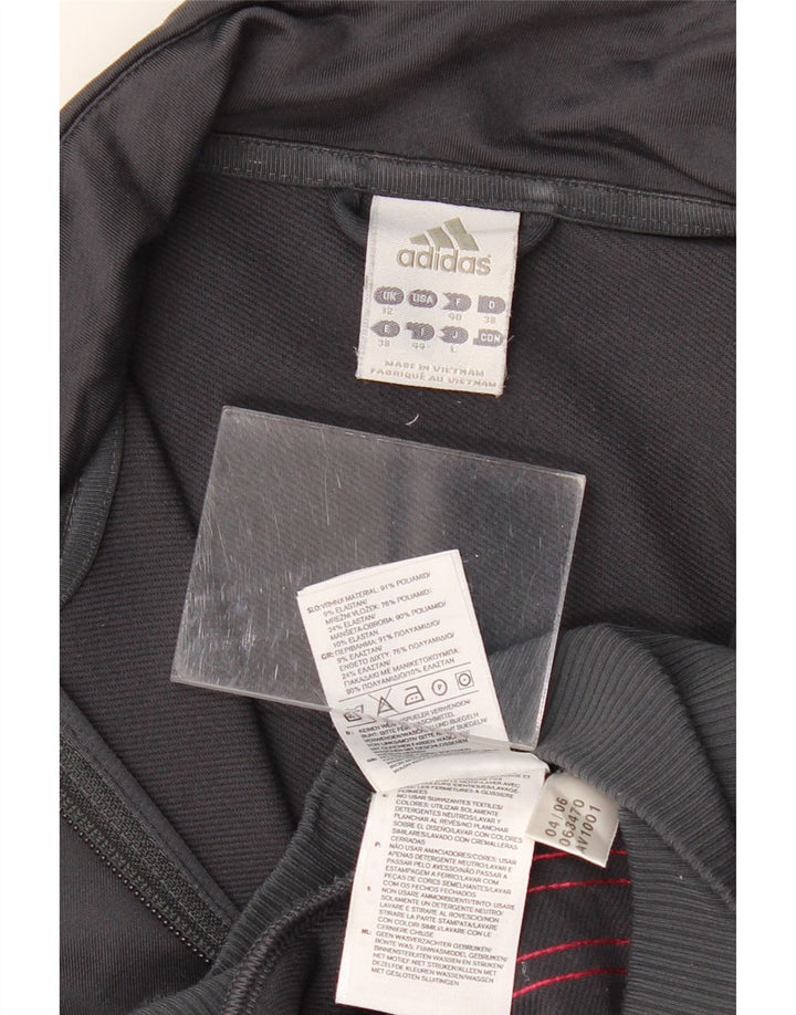Γυναικεία φόρμα ADIDAS Climalite Top Jacket UK 12 Medium Grey Polyamide