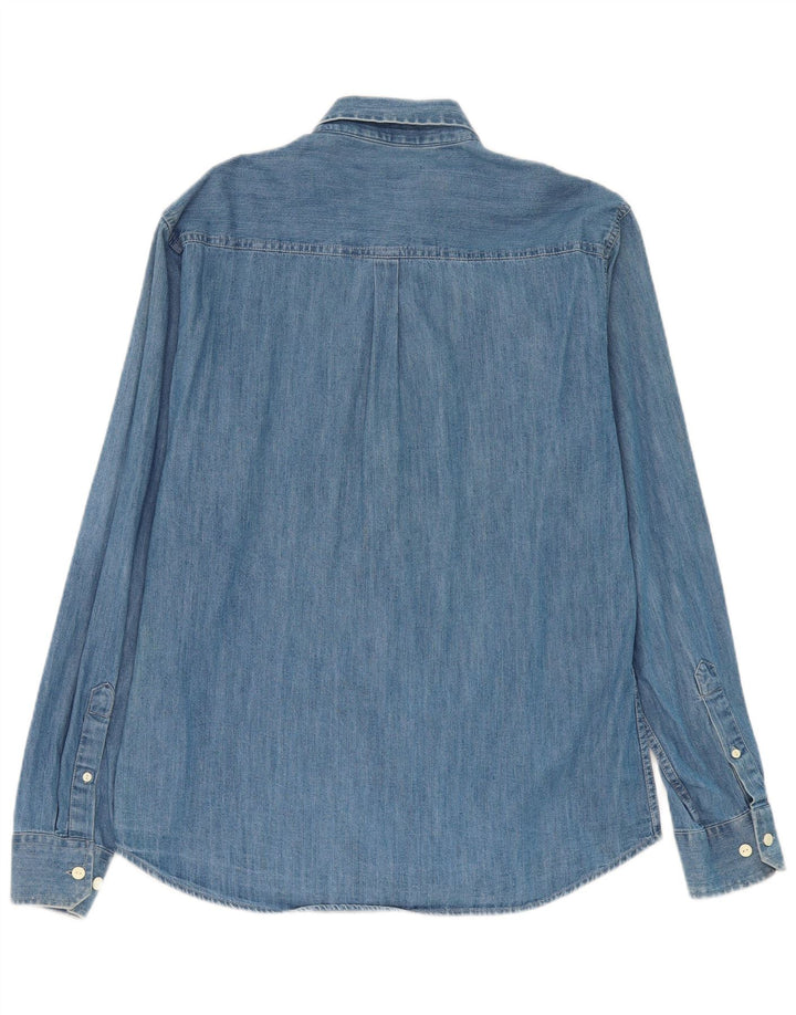 Jack & Jones Ανδρικό Τζιν Πουκάμισο XL Μπλε βαμβακερό